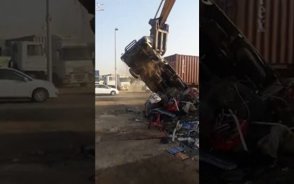 VIDEO: Esto es lo que sucede cuando enfureces al operador de excavadora equivocado